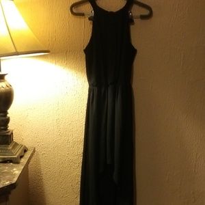 High low black dress